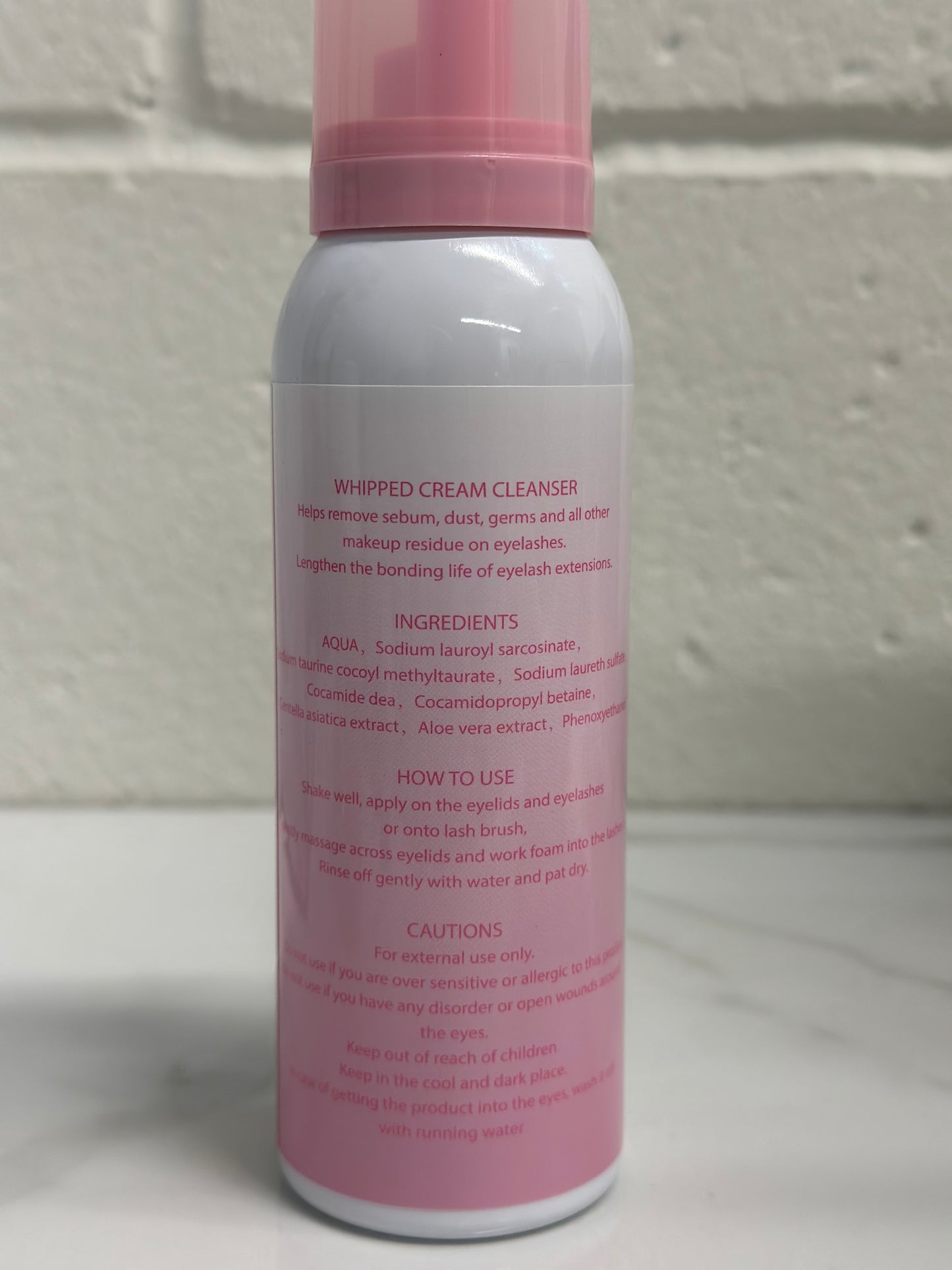 Whipped Cream Lash Cleanser